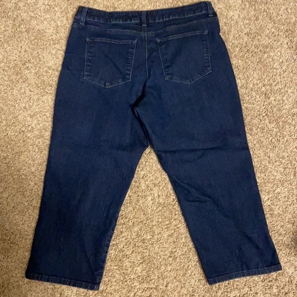 Lee Classic Fit Cropped Jeans size 18 - Picture 2 of 4